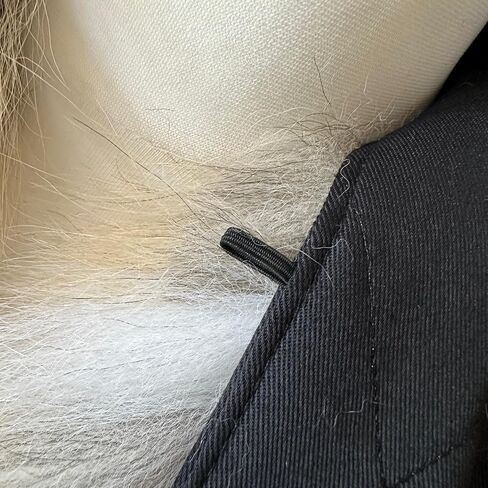 Grey Men Collar Fur fox for coat parka hood 75 cm (Grey) in Saudi Arabia