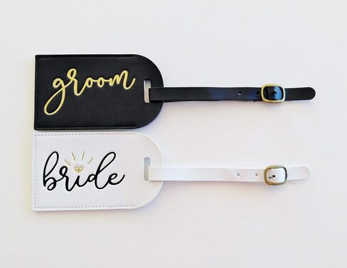Bride and Groom Luggage Tags Mr and Mrs Luggage Tags Honeymoon Luggage Tags Bridal Shower Gift in Saudi Arabia