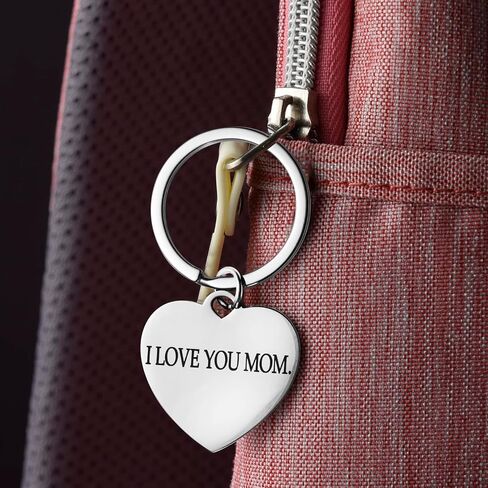 Engraved Wallet Love Note,Mom Gifts,Mothers Day gift,Keychain,Metal Wallet Card to Mom,Mom Keychain,Birthday Gifts For Mom,Mothers Day Gifts from Son,Wallet Insert Card Gift,Gifts for Mom in Saudi Arabia