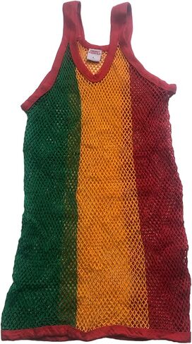 English Style Mens Premium Cotton Mesh String Vest - Large in Saudi Arabia