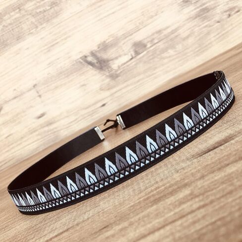 Adjustable Cowboy Hat band, Fedora Hatband Colors, Black, Gray, White, Hat Accessories for Men, Western Styling Hat Jewelry, Unisex Hat Belt in Saudi Arabia