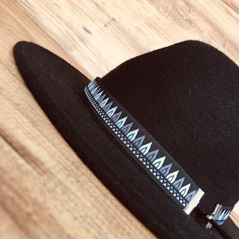 Adjustable Cowboy Hat band, Fedora Hatband Colors, Black, Gray, White, Hat Accessories for Men, Western Styling Hat Jewelry, Unisex Hat Belt in Saudi Arabia