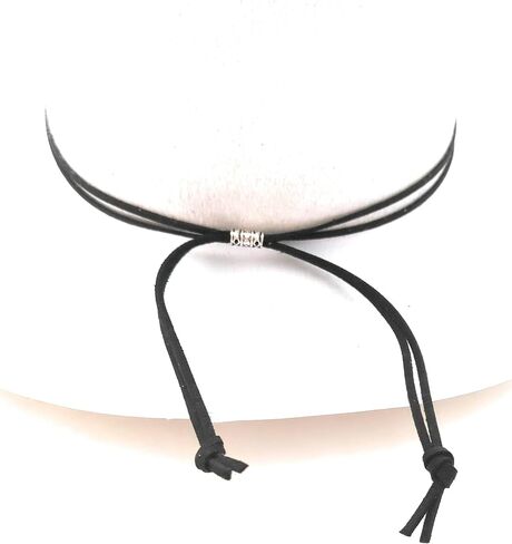 Black Onyx Hatband Silver Vine Bead Adjustable Size For Western Fedora Straw Panama Style Hats in Saudi Arabia
