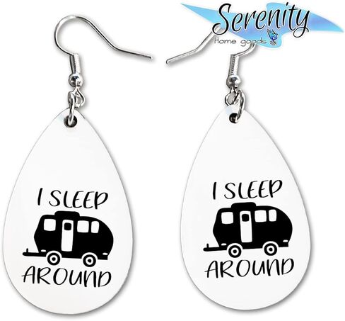 مجموعة أقراط متدلية ممتعة ومبتكرة من فان جوخ | أقراط مجوهرات نسائية لطيفة للفتيات | طباعة على الوجهين | هدية عيد ميلاد عيد الميلاد إكسسوارات الموضة الرائعة (عباد الشمس فان جوخ) in Kuwait