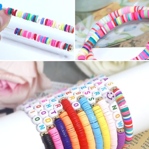 12pcs Friendship Bracelets Gifts, Bracelets Set, Smile Face Colored Characters Multilayer Singer Music Album Inspired Bracelets for Women Girls, Tour Jewelry in Saudi Arabia