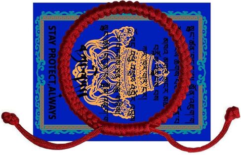 أساور طاقة نيبالية مصنوعة يدويًا من حبل الحظ والحماية، للبالغين من الجنسين، قوة حماية العاطفة، تعويذة طاقة، سحر الحظ السعيد، طاقة حمراء من مصير الحب in Kuwait