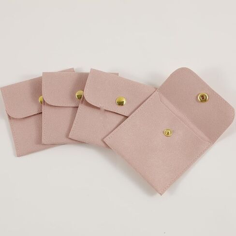 40pcs Green Microfiber Jewelry Pouch Button Bag 8 x 8cm, Jewelry Packaging Bag Luxury Small Favor Bags Jewelry Gift Bags for Earrings Necklaces Bracelet Ring in Saudi Arabia