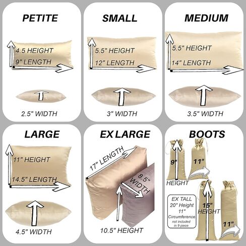 Purse Insert Pillows - Custom Cushioned Handbag Fillers by Fabrinique - Set of Shaper Inserts Made to Maintain Small to Large Purses - Prevents Creases and Damage (Black, 3PC Set) in Kuwait