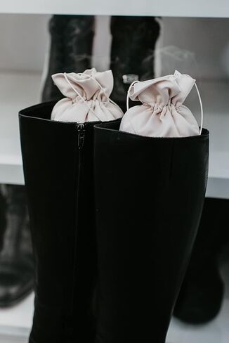 Purse Insert Pillows - Custom Cushioned Handbag Fillers by Fabrinique - Set of Shaper Inserts Made to Maintain Small to Large Purses - Prevents Creases and Damage (Black, 3PC Set) in Kuwait