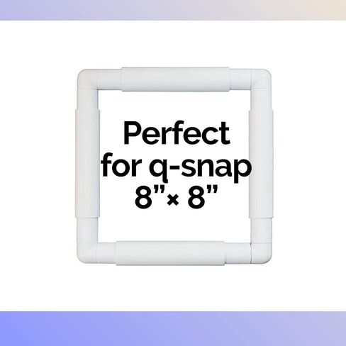 Grime Guard for Q-snap сross stitch storage embroidery floral pattern Qsnap Cover q-snap frames hand embroidery kit travel accessory for stitching Grime guard for q-snap 11x11 inches (28x28cm) in Saudi Arabia