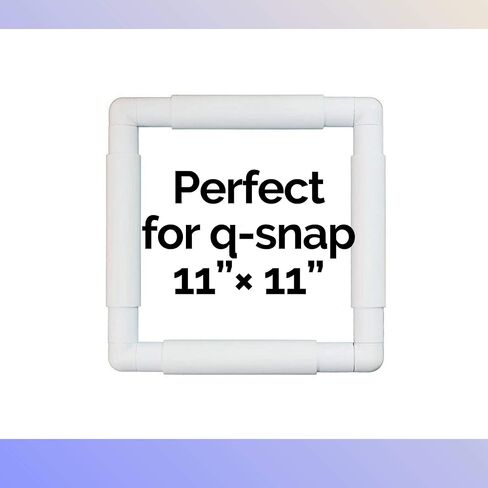 Grime Guard for Q-snap сross stitch storage embroidery floral pattern Qsnap Cover q-snap frames hand embroidery kit travel accessory for stitching Grime guard for q-snap 11x11 inches (28x28cm) in Saudi Arabia