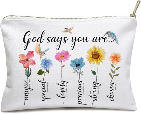 You Are Makeup Bag, Inspirational Cosmetic Bag, Birthday Gifts for Women, Sister Gifts, Mon Gifts, Daughter Gift, Affirmations Gifts, Encouragement Gift, Bridesmaid Gifts, Colleague Giftss in Saudi Arabia
