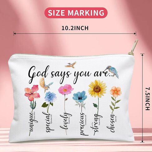 You Are Makeup Bag, Inspirational Cosmetic Bag, Birthday Gifts for Women, Sister Gifts, Mon Gifts, Daughter Gift, Affirmations Gifts, Encouragement Gift, Bridesmaid Gifts, Colleague Giftss in Saudi Arabia