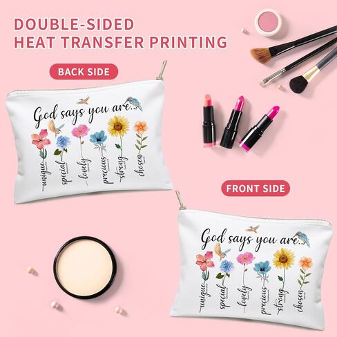You Are Makeup Bag, Inspirational Cosmetic Bag, Birthday Gifts for Women, Sister Gifts, Mon Gifts, Daughter Gift, Affirmations Gifts, Encouragement Gift, Bridesmaid Gifts, Colleague Giftss in Saudi Arabia