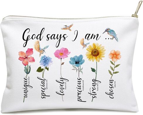 You Are Makeup Bag, Inspirational Cosmetic Bag, Birthday Gifts for Women, Sister Gifts, Mon Gifts, Daughter Gift, Affirmations Gifts, Encouragement Gift, Bridesmaid Gifts, Colleague Giftss in Saudi Arabia