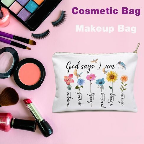 You Are Makeup Bag, Inspirational Cosmetic Bag, Birthday Gifts for Women, Sister Gifts, Mon Gifts, Daughter Gift, Affirmations Gifts, Encouragement Gift, Bridesmaid Gifts, Colleague Giftss in Saudi Arabia