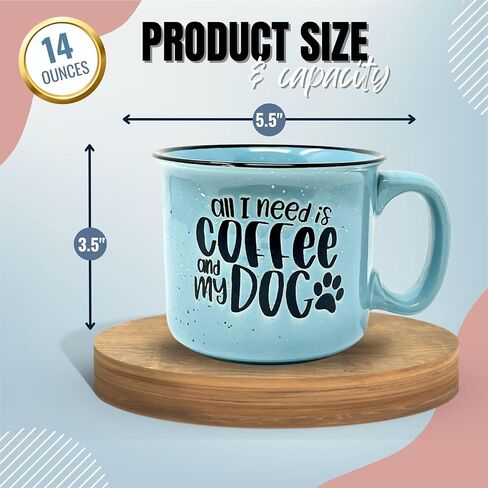 Cute Funny Coffee Mug for Dog Lovers - Dog Mom, Dog Dad, Fur Mama - Unique Fun Gifts for Her, Dad, Mom, Sister, Teacher, Coworkers - Coffee Cups & Mugs with Quotes in Saudi Arabia