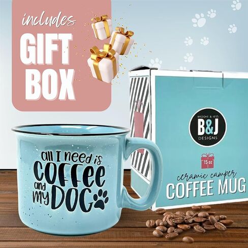 Cute Funny Coffee Mug for Dog Lovers - Dog Mom, Dog Dad, Fur Mama - Unique Fun Gifts for Her, Dad, Mom, Sister, Teacher, Coworkers - Coffee Cups & Mugs with Quotes in Saudi Arabia