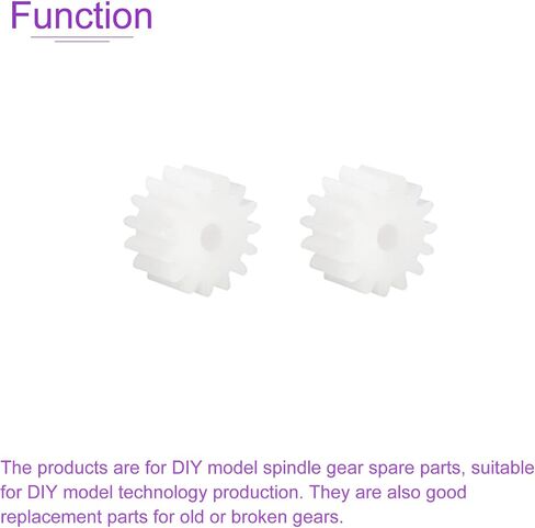 DMiotech 50 Pack 14 Teeth Plastic Gears Model 142A Reduction Gear Plastic Worm Gears for DIY Craft Subjects in Saudi Arabia