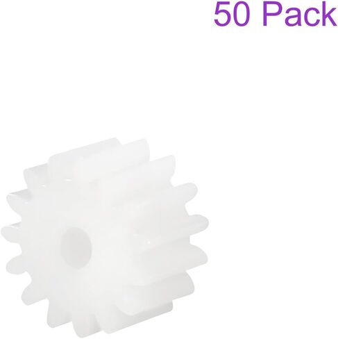 DMiotech 50 Pack 14 Teeth Plastic Gears Model 142A Reduction Gear Plastic Worm Gears for DIY Craft Subjects in Saudi Arabia