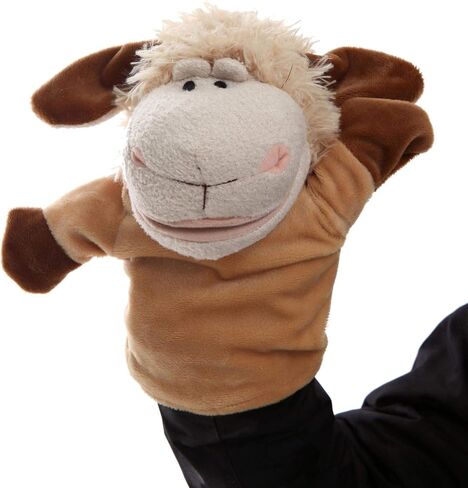 Animal Hand Puppets Set for Kids & Adults - 12.5" Premium Quality Soft Plush Toys with Movable Mouths - Perfect for Storytelling, Teaching, Preschool, Role-Play - Durable, Vibrant, Educational Puppets in Saudi Arabia