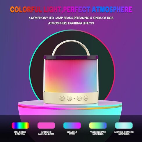 Kids Karaoke Microphone Machine Toy: Colorful LED Portable Bluetooth Speaker with 2 Wireless Mics 4-12 Years Old Girls Adults Birthday Party Gift for Girl Toys Gifts for Girls Ages 4 5 6 7 8 9 10 12+ in Kuwait