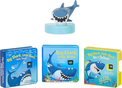 Little Tikes Story Dream Machine Big Shark, Little Shark Story Collection, Storytime, Books, Random House, Audio Play Character, Gift and Toy for Toddlers and Kids Girls Boys Ages 3+ Years in Saudi Arabia