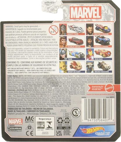 Hot Wheels Character Cars Marvel Rocket in Saudi Arabia
