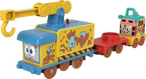 Thomas & Friends Motorized Toy Train, Wobbly Cake Thomas Engine with Cargo Cars & Pieces for Pretend Play Preschool Kids Ages 3+ Years in Saudi Arabia