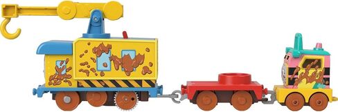 Thomas & Friends Motorized Toy Train, Wobbly Cake Thomas Engine with Cargo Cars & Pieces for Pretend Play Preschool Kids Ages 3+ Years in Saudi Arabia