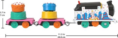 Thomas & Friends Motorized Toy Train, Wobbly Cake Thomas Engine with Cargo Cars & Pieces for Pretend Play Preschool Kids Ages 3+ Years in Saudi Arabia