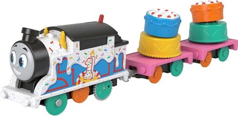 Thomas & Friends Motorized Toy Train, Wobbly Cake Thomas Engine with Cargo Cars & Pieces for Pretend Play Preschool Kids Ages 3+ Years in Saudi Arabia