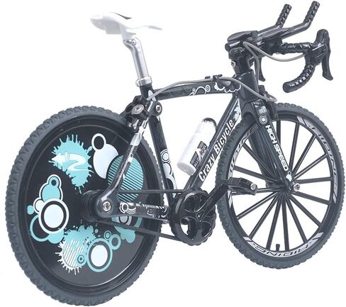 Ailejia Mini Bike Ornament Toy Doodle Bike Toy Mini Mini Mountain Cake Top الترابية دراجة حزب الزينة BMX فنجر دراجة دراجة نموذج اللعب لديكور المنزل، مجموعة (أصفر) in Kuwait