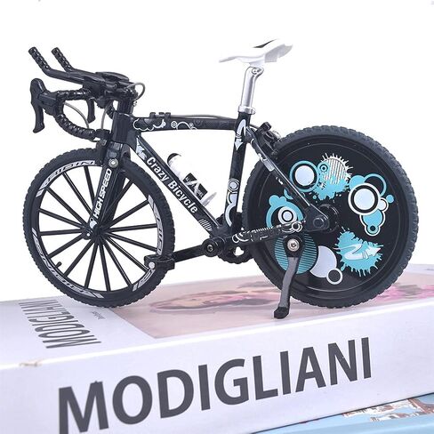 Ailejia Mini Bike Ornament Toy Doodle Bike Toy Mini Mini Mountain Cake Top الترابية دراجة حزب الزينة BMX فنجر دراجة دراجة نموذج اللعب لديكور المنزل، مجموعة (أصفر) in Kuwait