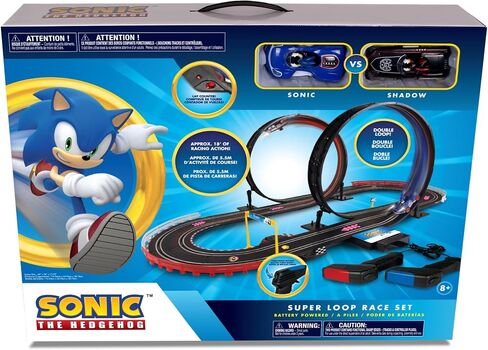 Slot Car Race Set B/O SART Super Loop Sonic & Shadow Slot Car (Approx. 18 Feet Tracks) Multi in Saudi Arabia