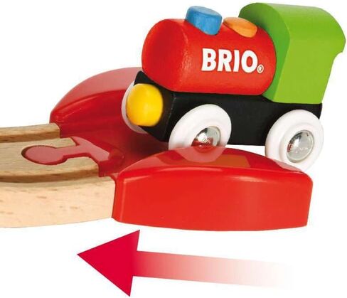 BRIO My First Railway – 33727 حزمة المبتدئين | مجموعة قطار لعبة خشبية للأطفال بعمر 18 شهرًا فما فوق in Saudi Arabia