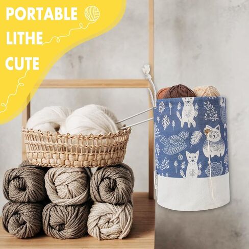 Yarn Bag, Small Crochet Bag Organizer, Yarn Storage Knitting Bags in Kuwait