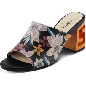 Azura Sculptor Slide Sandals للنساء | الكعب العالي مع تصميم الكعب الجلدي in Kuwait