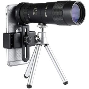 Binoculars 8-40X40 Monocular Telescope Compact Retractable Zoom Waterproof Bak4 Professional ED Glass with Tripod Phone Clip in Saudi Arabia