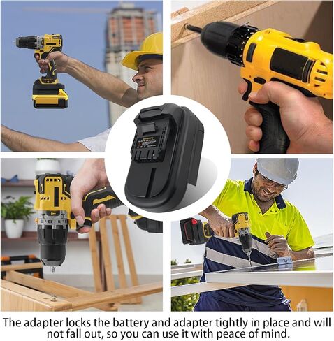 محول لأدوات بطارية DeWalt 20V إلى 12V ، لبطاريات DeWalt و Milwaukee 18V ، استخدم لأدوات الطاقة DeWalt 12V. (محول فقط) in Saudi Arabia