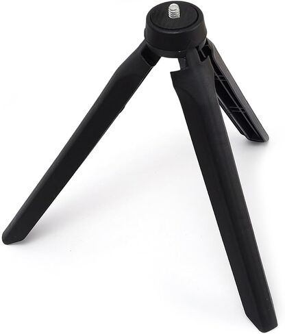 1pcs 3-in-1 أسود سطح المكتب ترايبود حامل حامل قابلة للطي 1/4 بوصة المسمار ل gopro dslr tripod tripod in Kuwait