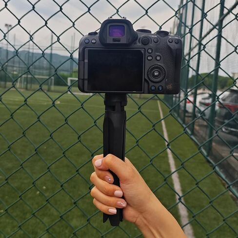 1pcs 3-in-1 أسود سطح المكتب ترايبود حامل حامل قابلة للطي 1/4 بوصة المسمار ل gopro dslr tripod tripod in Kuwait
