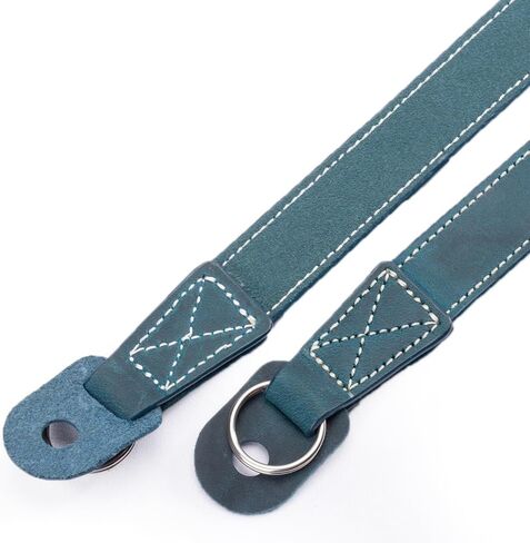 Vintage Minimalist Genuine Leather Camera Strap Crazy Horse Leather Shoulder Strap For DSLR,For Fuji/Sony/Nikon in Saudi Arabia