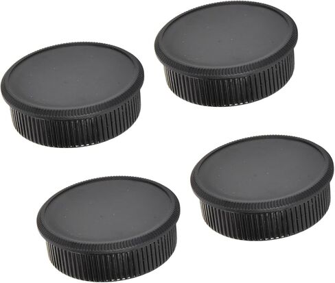 Camera Body Cap and Rear Lens Cover Set Hard Plastic Scratch Proof Protector for M42 Screw Mount Camera and Lens 4 Pair Kit Black in Saudi Arabia