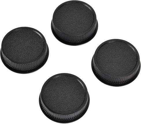 Camera Body Cap and Rear Lens Cover Set Hard Plastic Scratch Proof Protector for M42 Screw Mount Camera and Lens 4 Pair Kit Black in Saudi Arabia