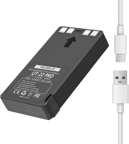 1 عبوة Li T-22 بطارية بطاريات الكاميرا القابلة لإعادة الشحن متوافقة مع كاميرا درب الخلوية المرنة Flex-M Flex-Flex-G36 Flex-S ، Li T-22 بطارية ليثيوم قابلة لإعادة الشحن in Saudi Arabia