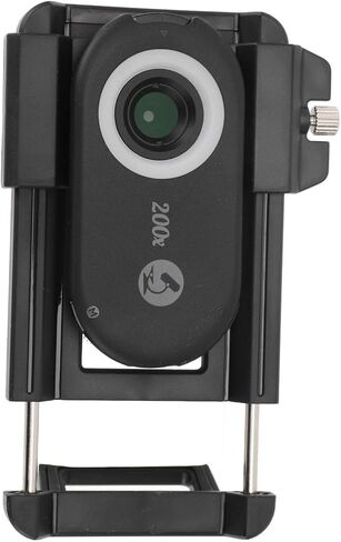 Yunseity 200x عدسة مجهر الهاتف الذكي المحمول مع ضوء LED ، عدسة Micro Nanozoom ، على عدسة التكبير مع مرشح CPL لنظام التشغيل iOS لنظام Android in Kuwait