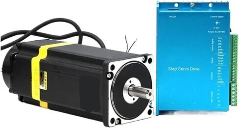 NEMA34 حلقة مغلقة Stepper Servo Motor + Digital Display Drive Set 8n.M مع خط Encoder 1000 مع الفرامل (محرك مع الفرامل) in Kuwait
