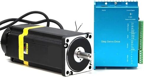 NEMA34 حلقة مغلقة Stepper Servo Motor + Digital Display Drive Set 8n.M مع خط Encoder 1000 مع الفرامل (محرك مع الفرامل) in Kuwait