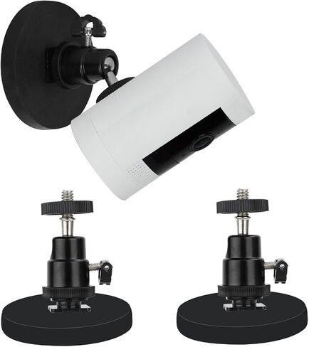 TEKCAM Magnetic Camera Mount Compatible with Ring Stick up Cam Battery(2nd/3rd), Ring Outdoor Cam Plus, No Drill Camera Wall Mounting Bracket for Outdoor Indoor, Adjustable Rubber Coated Magnet Base in Saudi Arabia
